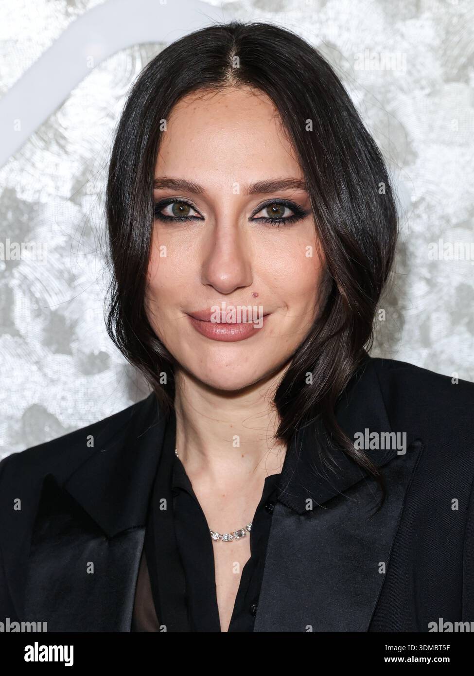 HOLLYWOOD, LOS ANGELES, KALIFORNIEN, USA - 29. JANUAR: Tefi Pessoa kommt auf der Warner Music Group Grammy Awards Party 2026 (68. Jährliche Grammy Awards), die am 29. Januar 2026 am 6400 Sunset Boulevard in Hollywood, Los Angeles, Kalifornien, USA stattfindet. (Foto: Xavier Collin/Image Press Agency) Stockfoto