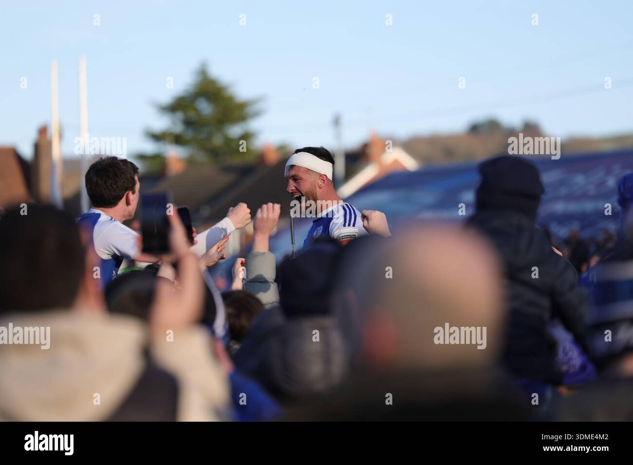 Macclesfield, Großbritannien. 10. Januar 2026 Paul Dawson – Macclesfield besiegte Crystal Palace in der dritten Runde des FA Cups. Peter Simmons / Alamy Stockfoto