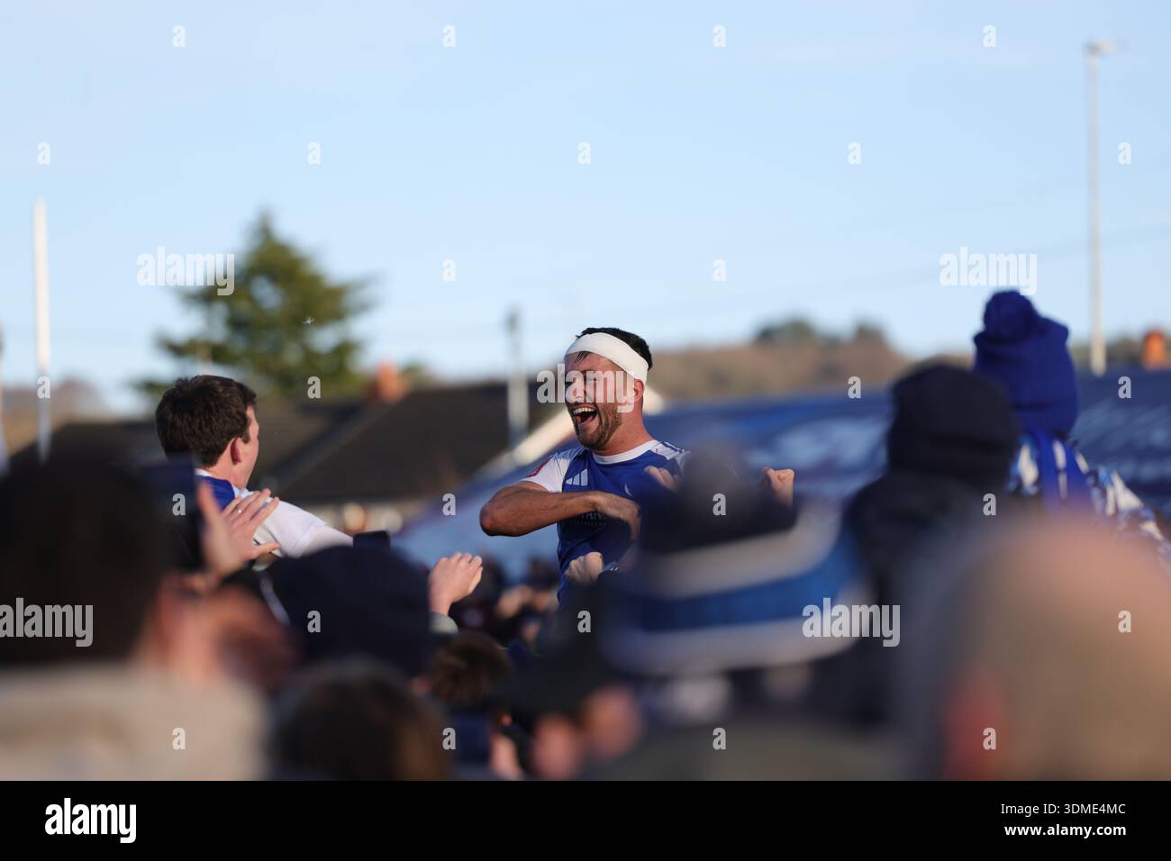 Macclesfield, Großbritannien. 10. Januar 2026 Paul Dawson – Macclesfield besiegte Crystal Palace in der dritten Runde des FA Cups. Peter Simmons / Alamy Stockfoto