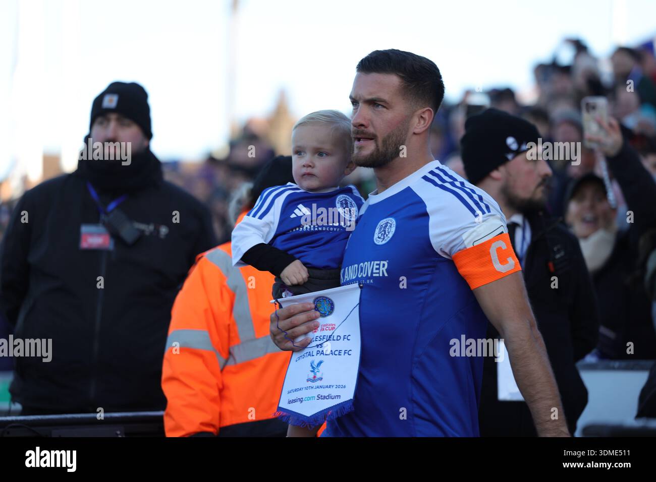 Macclesfield, Großbritannien. 10. Januar 2026 Paul Dawson – Macclesfield besiegte Crystal Palace in der dritten Runde des FA Cups. Peter Simmons / Alamy Stockfoto