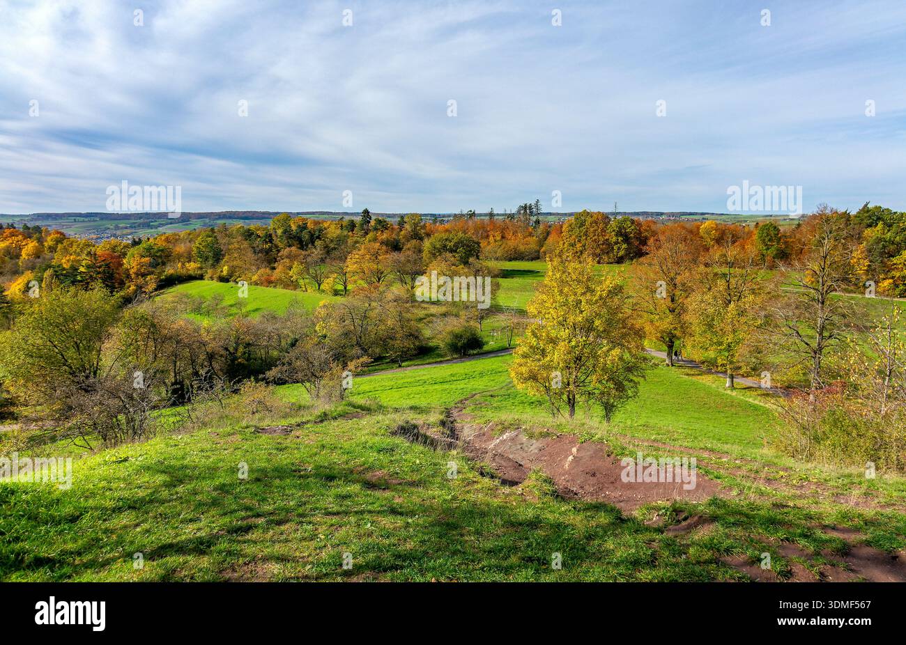Herrenberg, Aussichtspunkt am Kapf Stockfoto