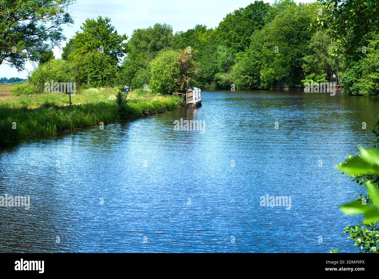 Ein wunderschöner Tag im Mai in Worpswede Stockfoto