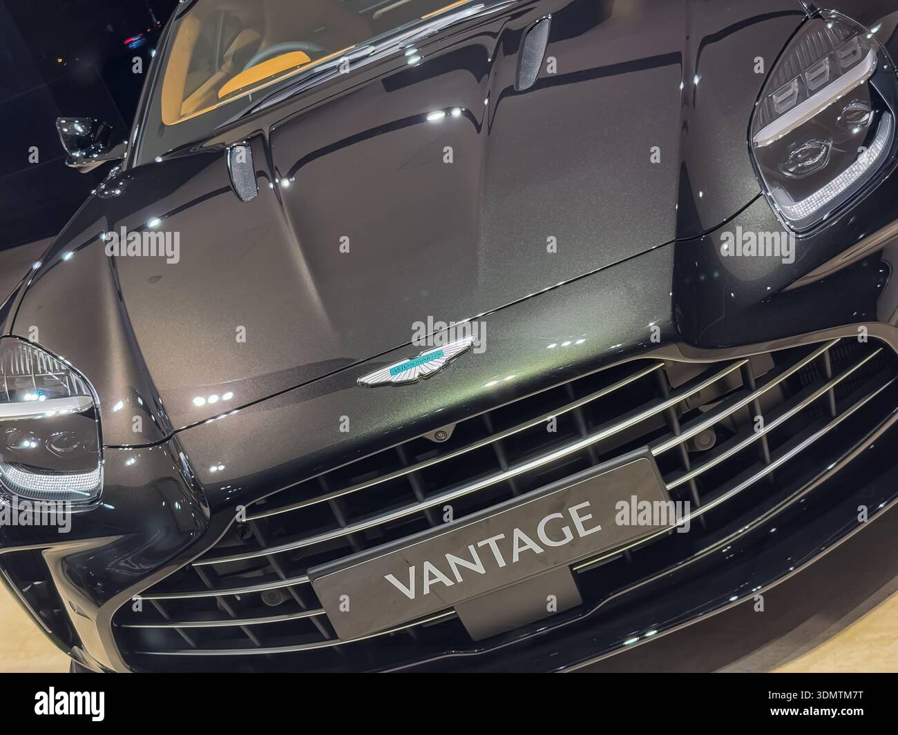 Aston Martin, Park Lane, London Stockfoto