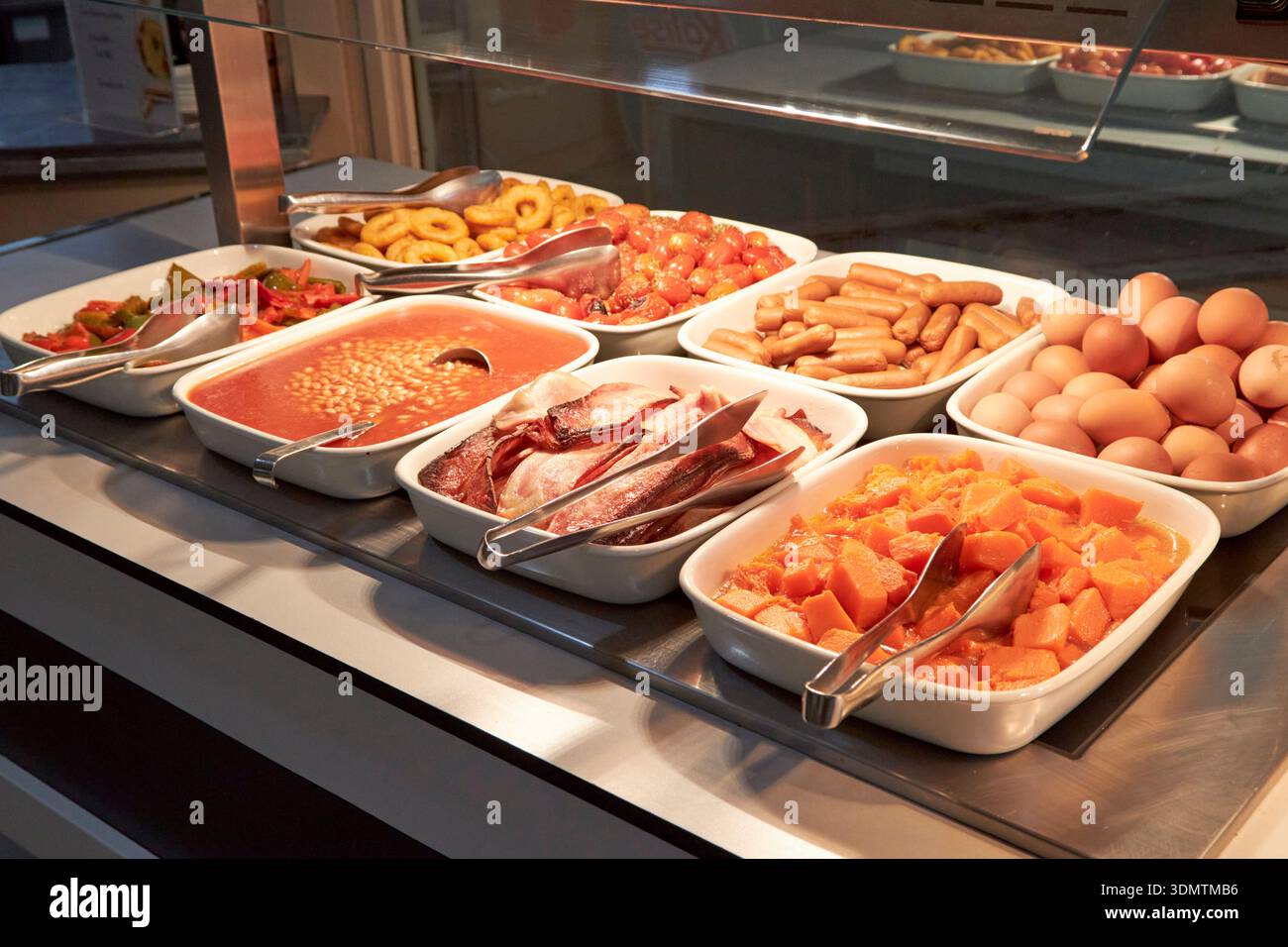 Hotel Hote Food Frühstücksbuffet maspalomas gran canaria, kanarische Inseln, spanien Stockfoto