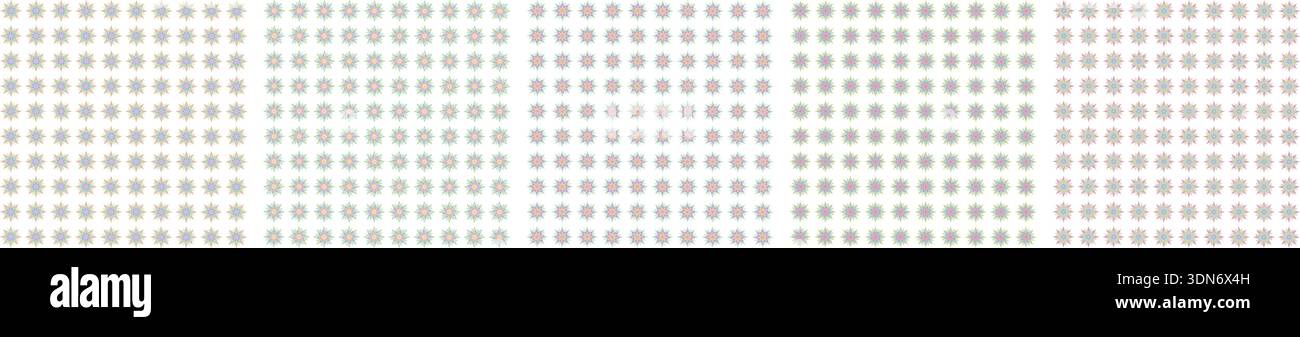 Geometrisches Vektordreieckmuster in Grün, Blau, Beige, Rosa und Grau für Hintergründe und Texturen Stock Vektor