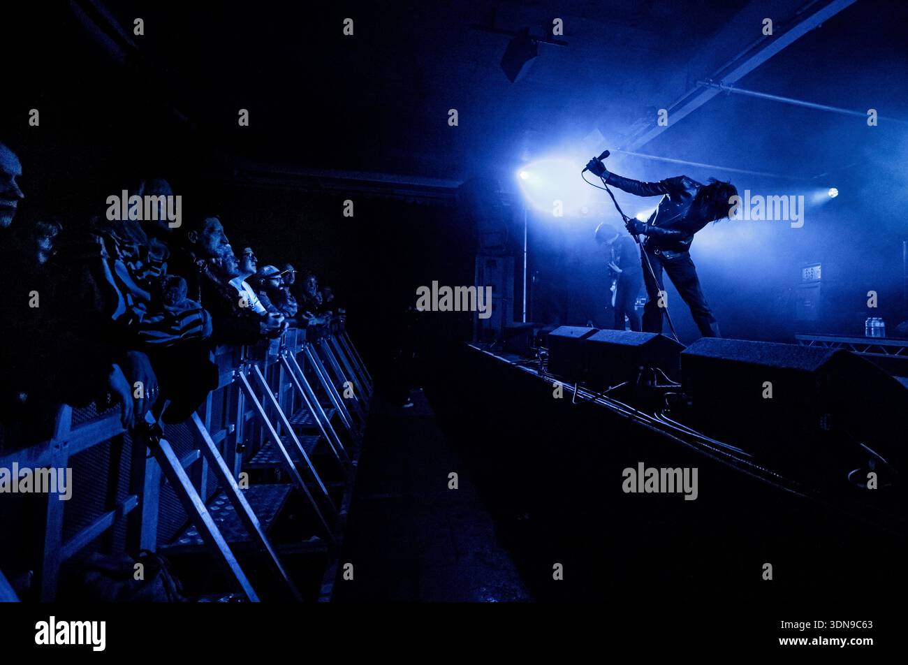 The Horrors trat am 26. November 2025 live im Project House, Leeds, West Yorkshire, UK auf. Stockfoto