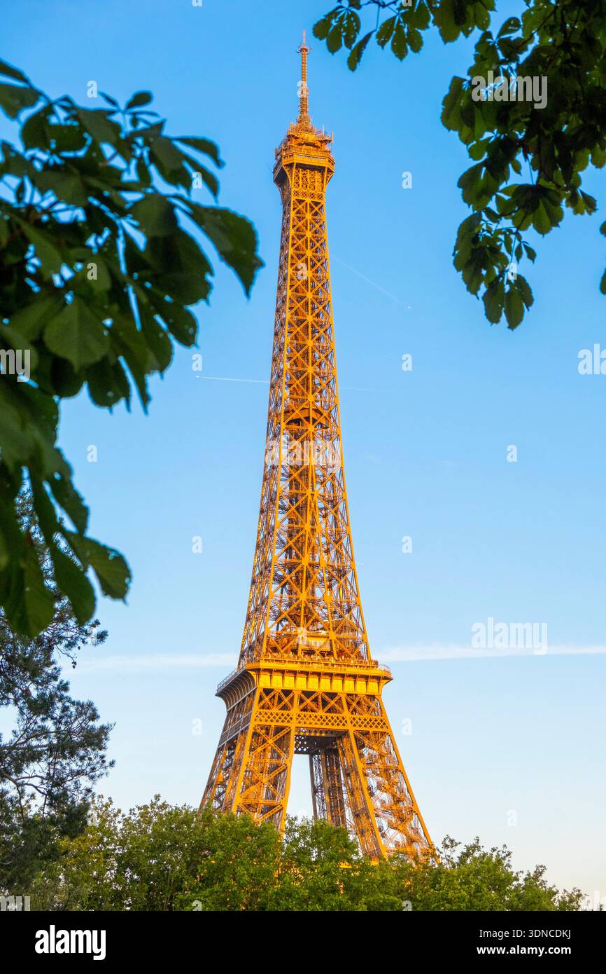 Frankreich, Paris, den Eiffelturm Stockfoto