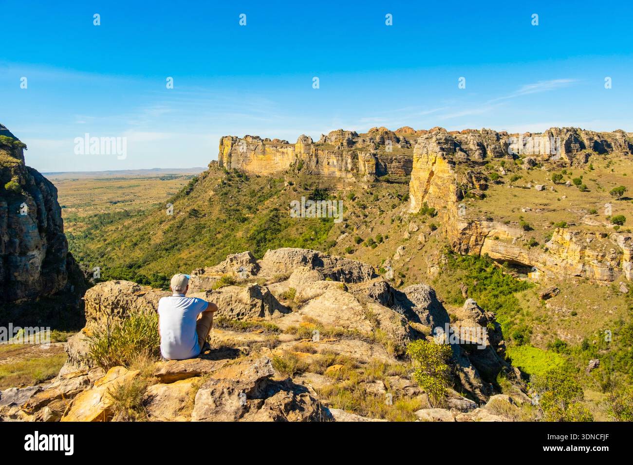 Madagaskar, Region Ihorombe, Ranohira, Isalo Nationalpark Stockfoto