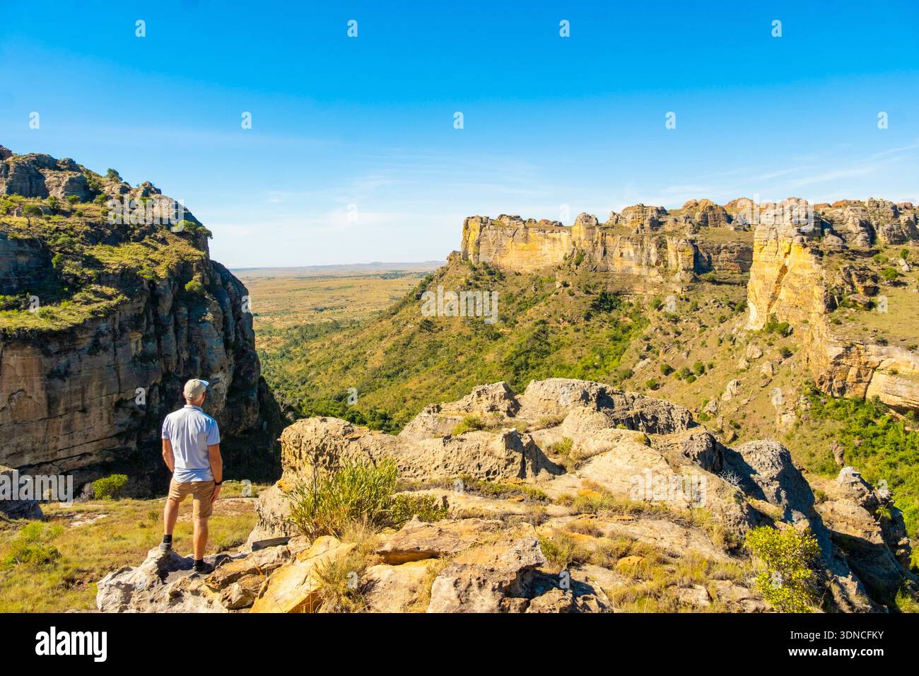 Madagaskar, Region Ihorombe, Ranohira, Isalo Nationalpark Stockfoto