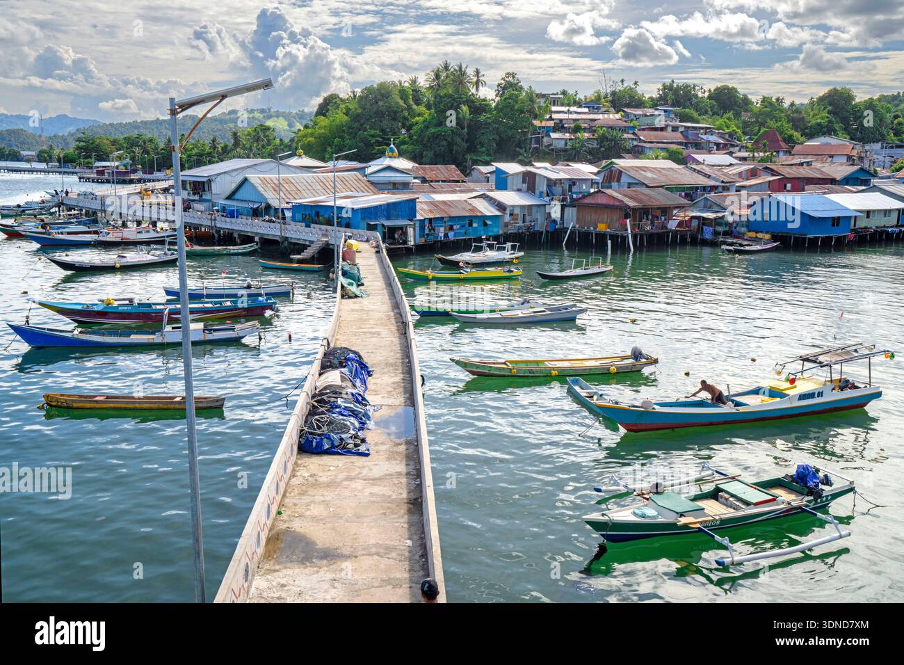 Indonesien, West Papua, Jayapura, Fischmarkt Stockfoto