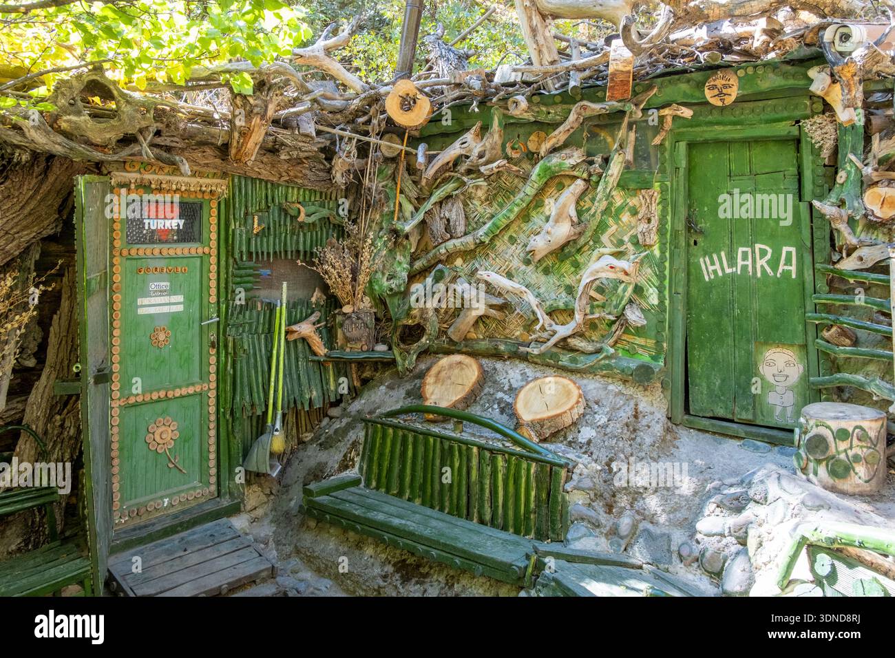 Türkei, Zentralanatolien, Provinz Aksaray, Kappadokien, Guzelyurt, Ihlara-Tal Stockfoto