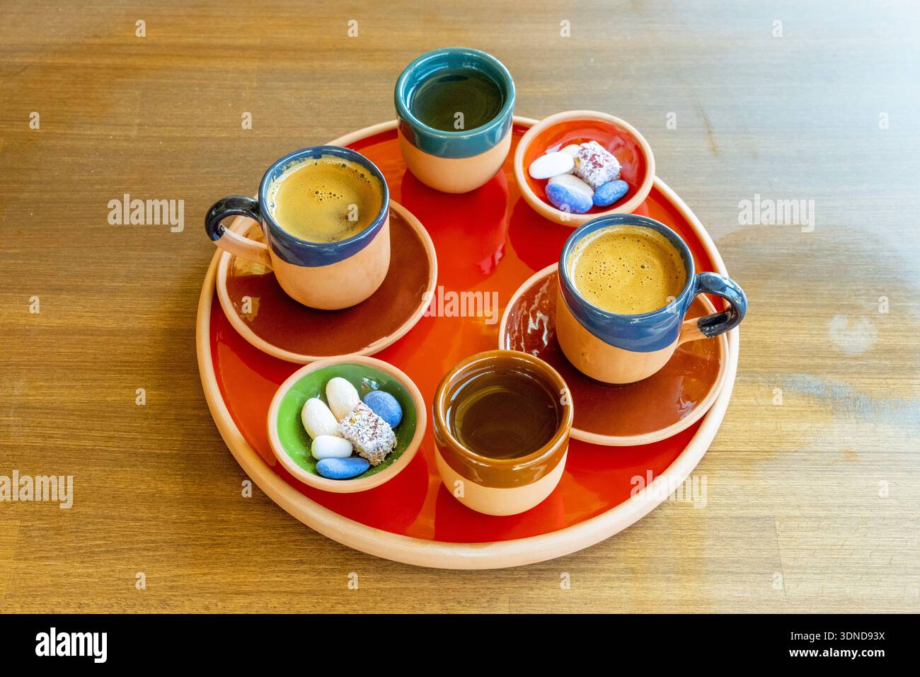 Türkei, Zentralanatolien, türkischer Kaffee Stockfoto