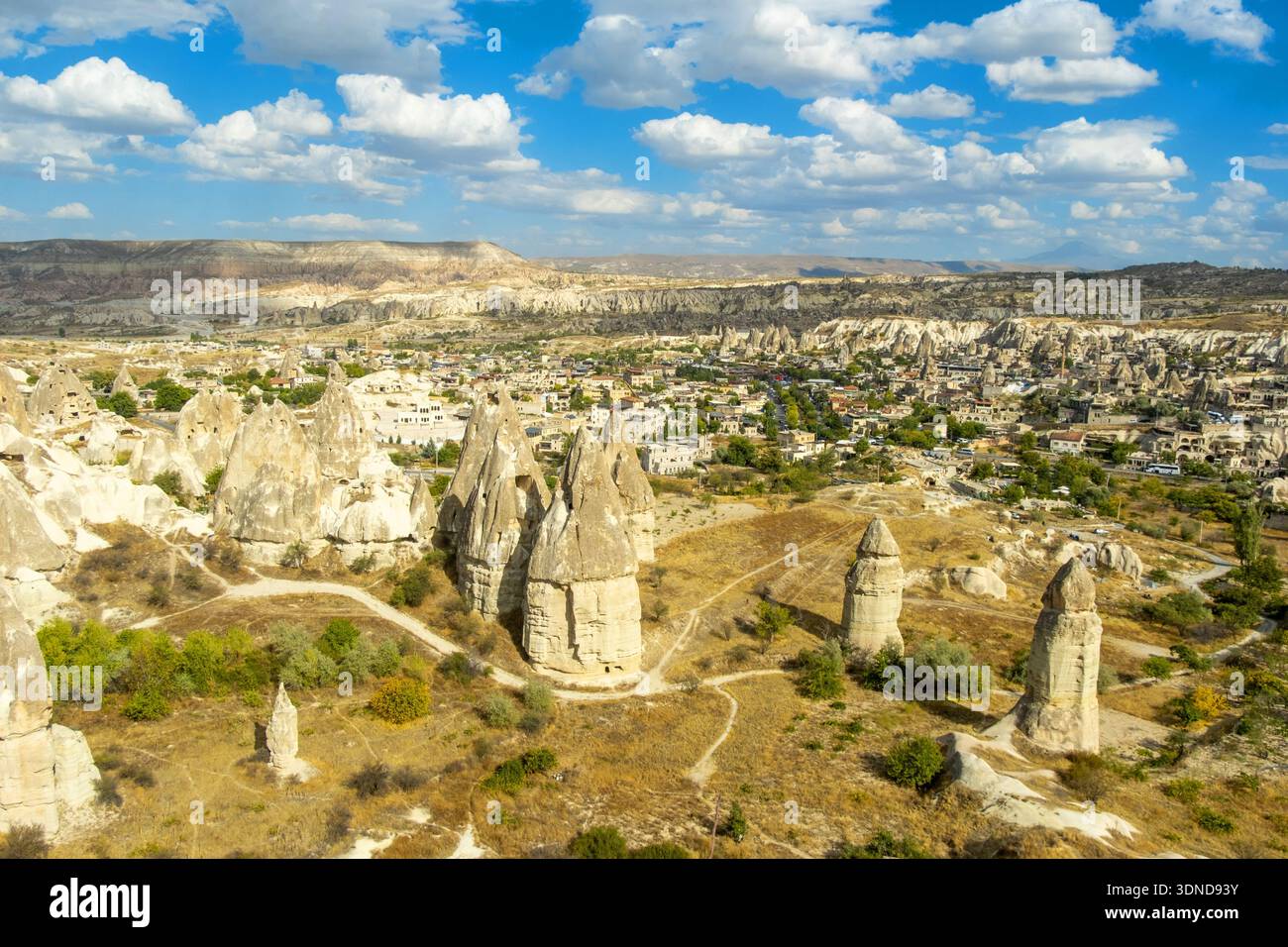 Türkei, Zentralanatolien, Provinz Nevsehir, Kappadokien, Ortahisar, Märchen-Kaminlandschaft Stockfoto