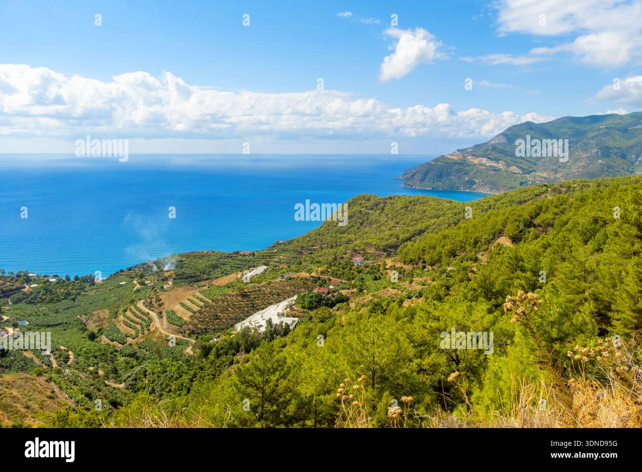 Türkei, Mittelmeerregion, Provinz Mersin, Küste bei Ucari Stockfoto