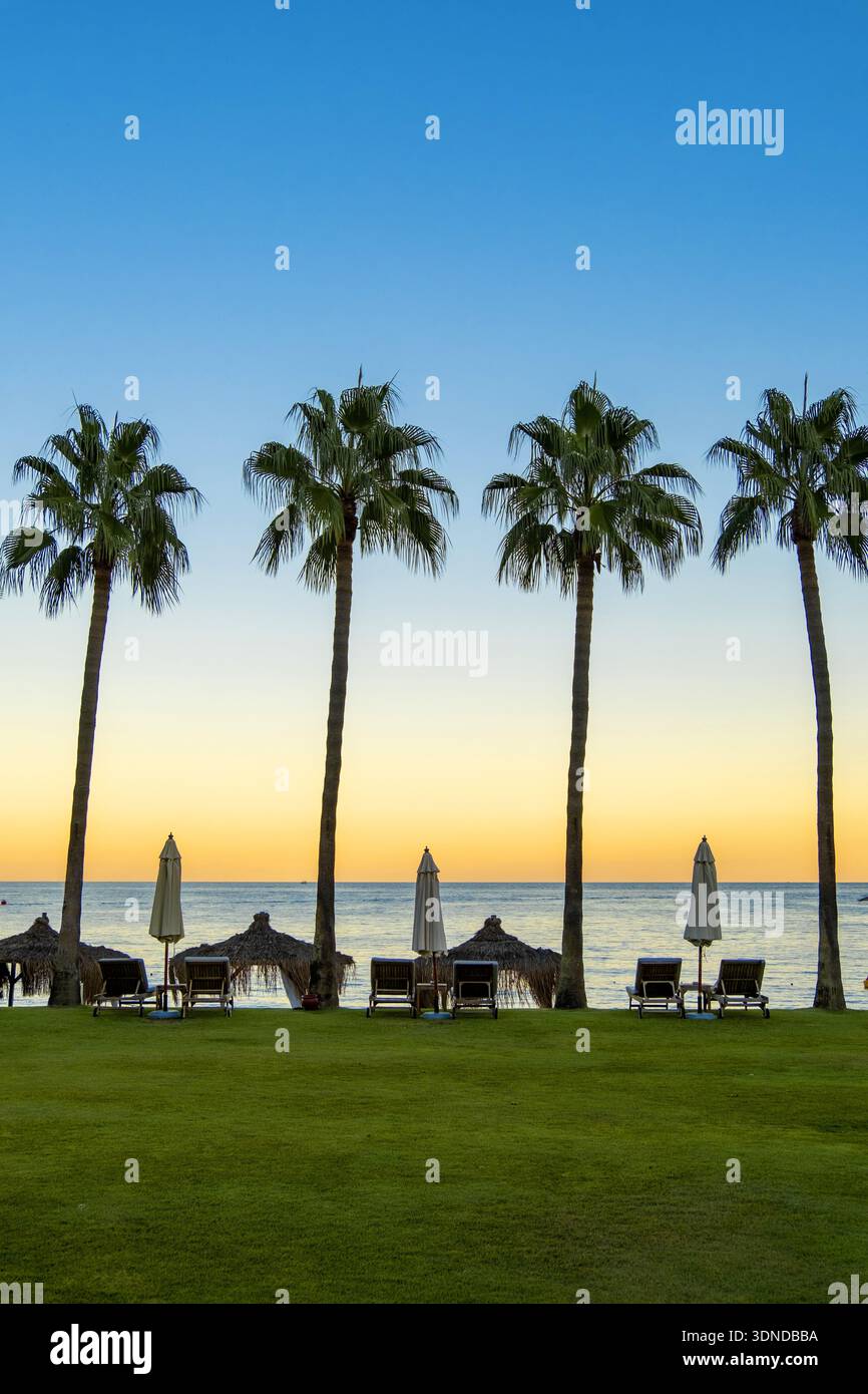 Türkei, Mittelmeerraum, Provinz Antalya, Club Med Palmiye Stockfoto