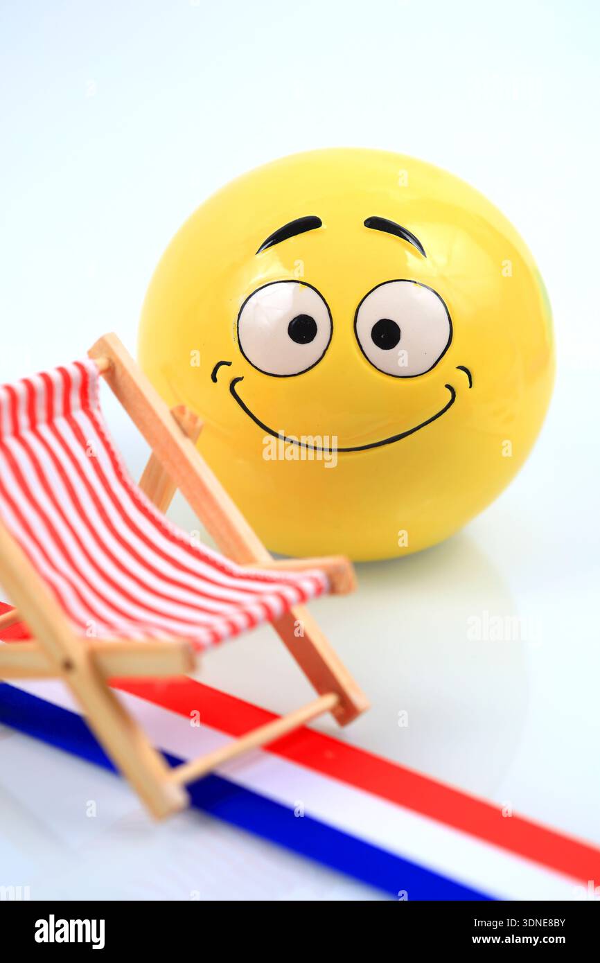 Stillleben zum Thema Urlaub in Frankreich Stockfoto