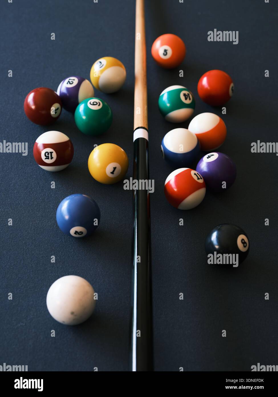 Des Boules de Billard américain Stockfoto