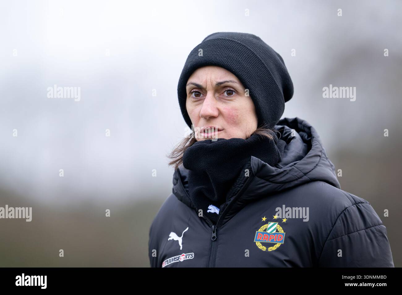 07.02.26, Testmatch, OÖFV-Gelände in Linz / Österreich - LASK vs SK Rapid. Im Rahmen von Katja Gürtler, Cheftrainer der SK Rapids Frauenmannschaft. Foto: Christian Mueller – 20260207 PD29429 Stockfoto