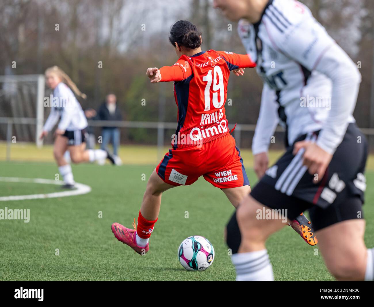 07.02.26, Testmatch, OÖFV-Gelände in Linz / Österreich - LASK vs SK Rapid. In SK Rapid's Lana Khalaf (AUT). Foto: Christian Mueller – 20260207 PD29437 Stockfoto