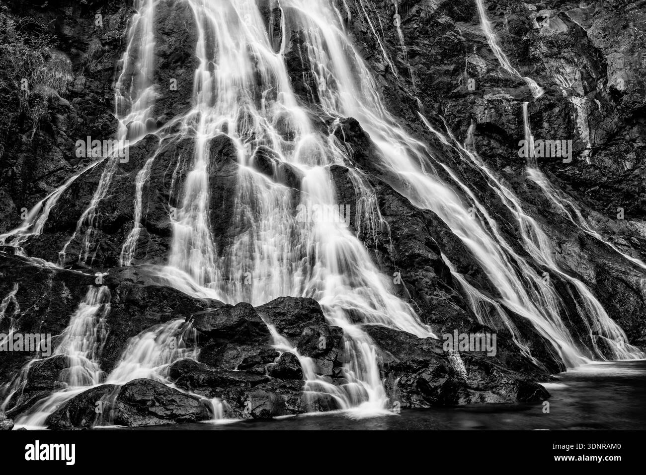 Rocky Brook Falls im Dosewallips Valley in der Nähe des Hood Canal im US-Bundesstaat Washington Stockfoto