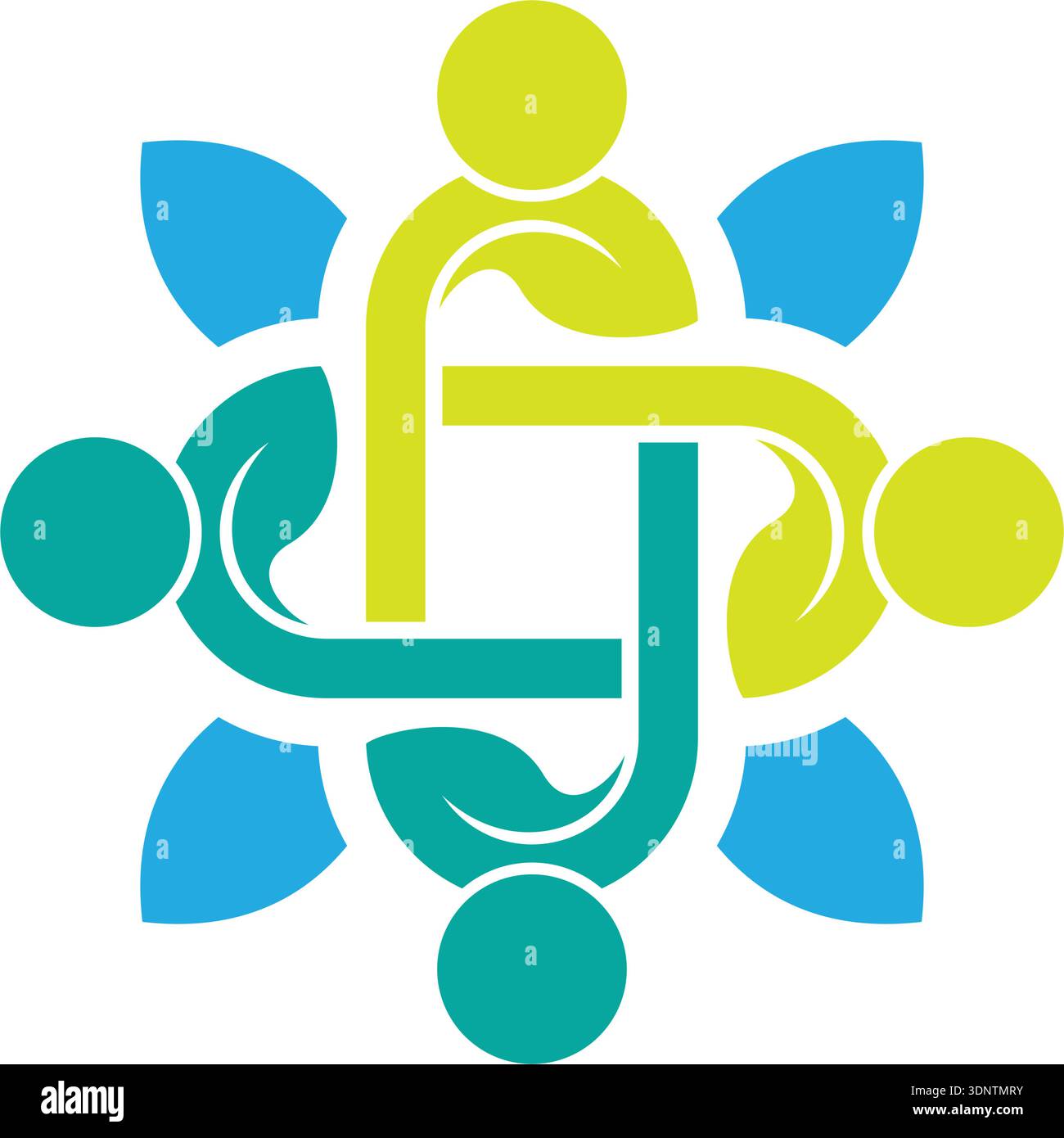 Gesundheitslogo-Vektor-Symbol-Design Stock Vektor