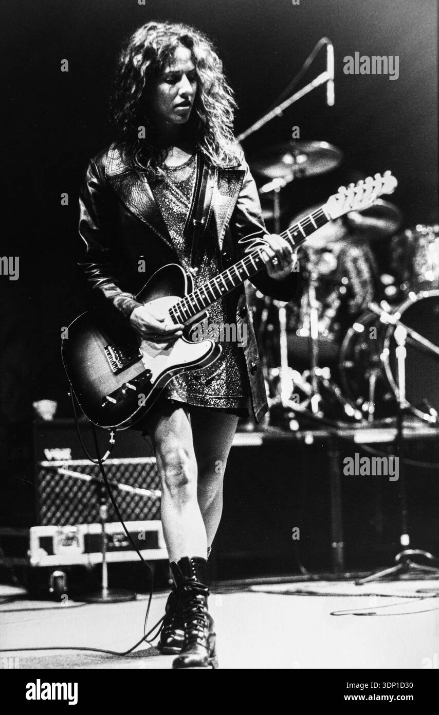 Sheryl Crow, US-amerikanischer Singer-Songwriter und Musiker, trat 1994 als Support-Act für Joe Cocker auf. Stockfoto