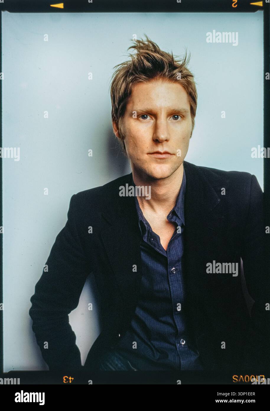 Porträt von Christopher Paul Bailey CBE, britischer Modedesigner und ehemaliger Präsident und Chief Creative Officer von Burberry, Mai 2001 Stockfoto