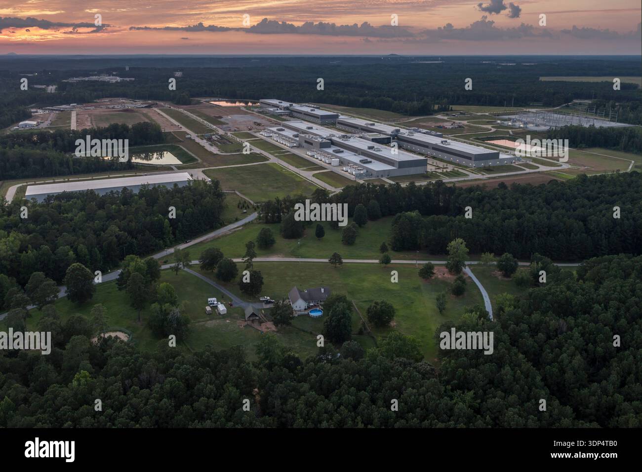 Rechenzentrum für Künstliche Intelligenz im ländlichen Georg Stockfoto