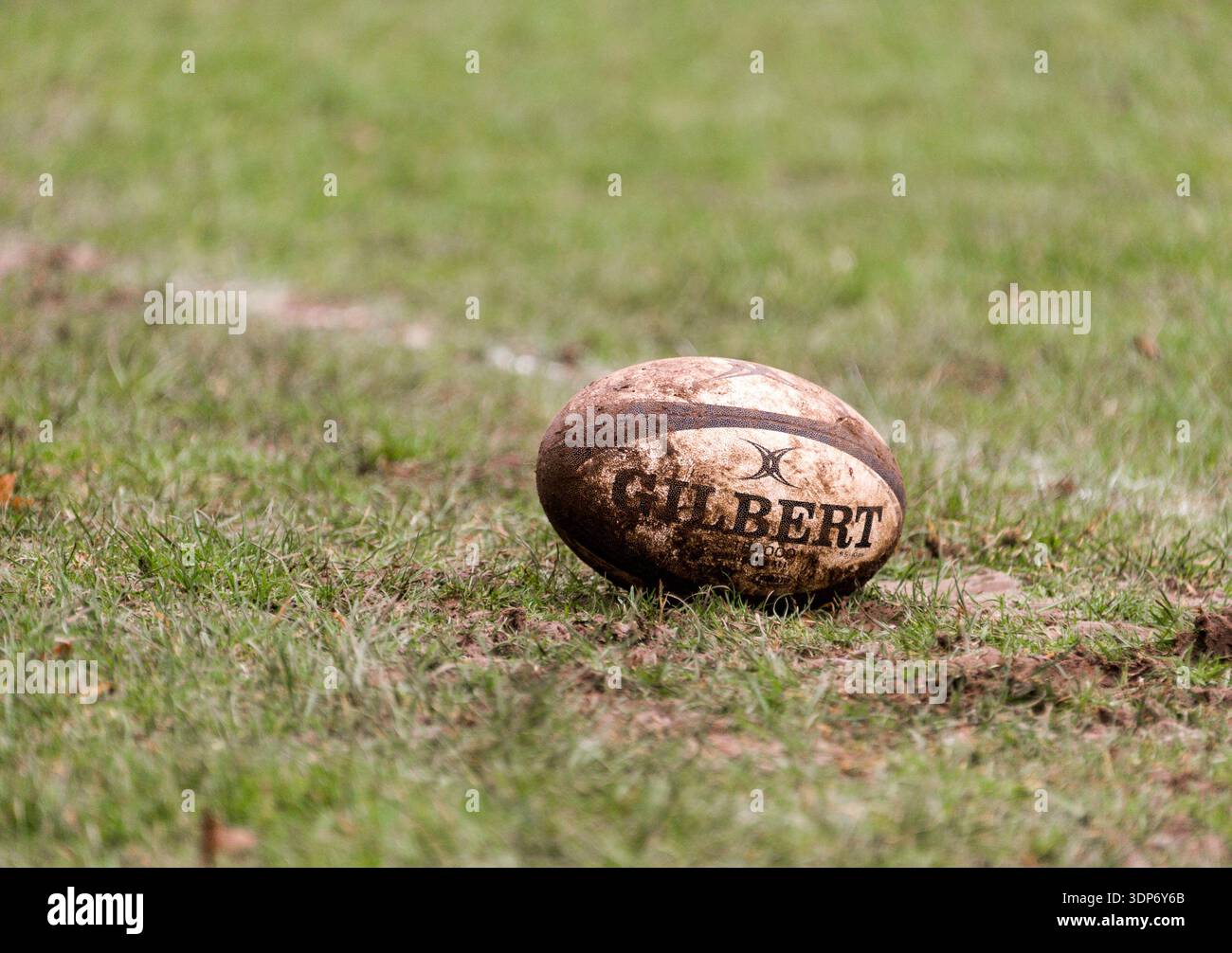 Rugbybälle Stockfoto