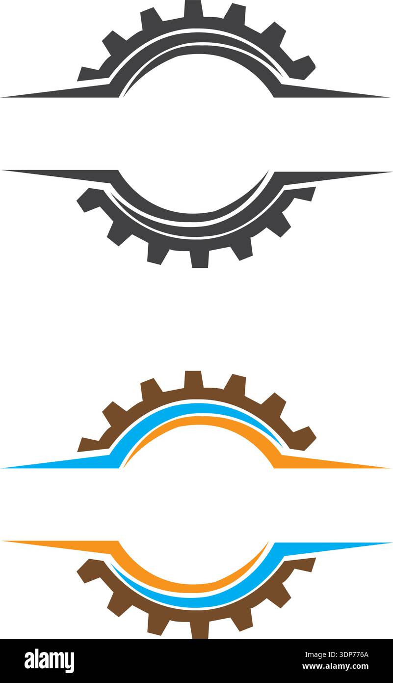 Gear Logo Symbol Design Vorlage Vektor kostenlose Vektor Stock Vektor
