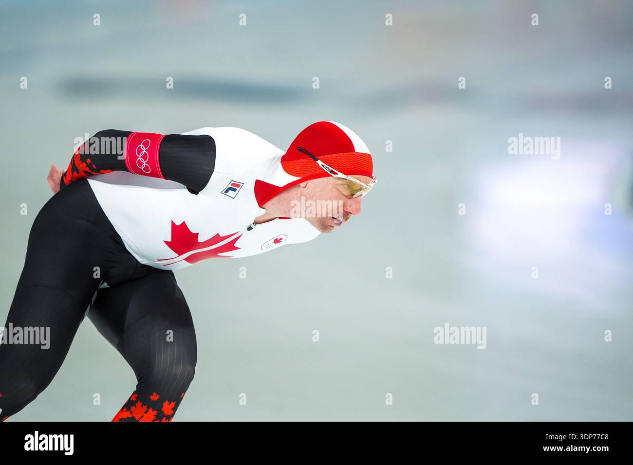 Mailand, Italien. Februar 2026. MAILAND, ITALIEN - 13. FEBRUAR: Ted-Jan Bloemen aus Kanada während der 10000 m langen Männer bei den Olympischen Winterspielen in Milano Cortina 2026 in der Milano Speed Skating Arena am 13. Februar 2026 in Mailand (Foto: Andre Weening/Orange Pictures) Credit: Orange Pics BV/Alamy Live News Stockfoto