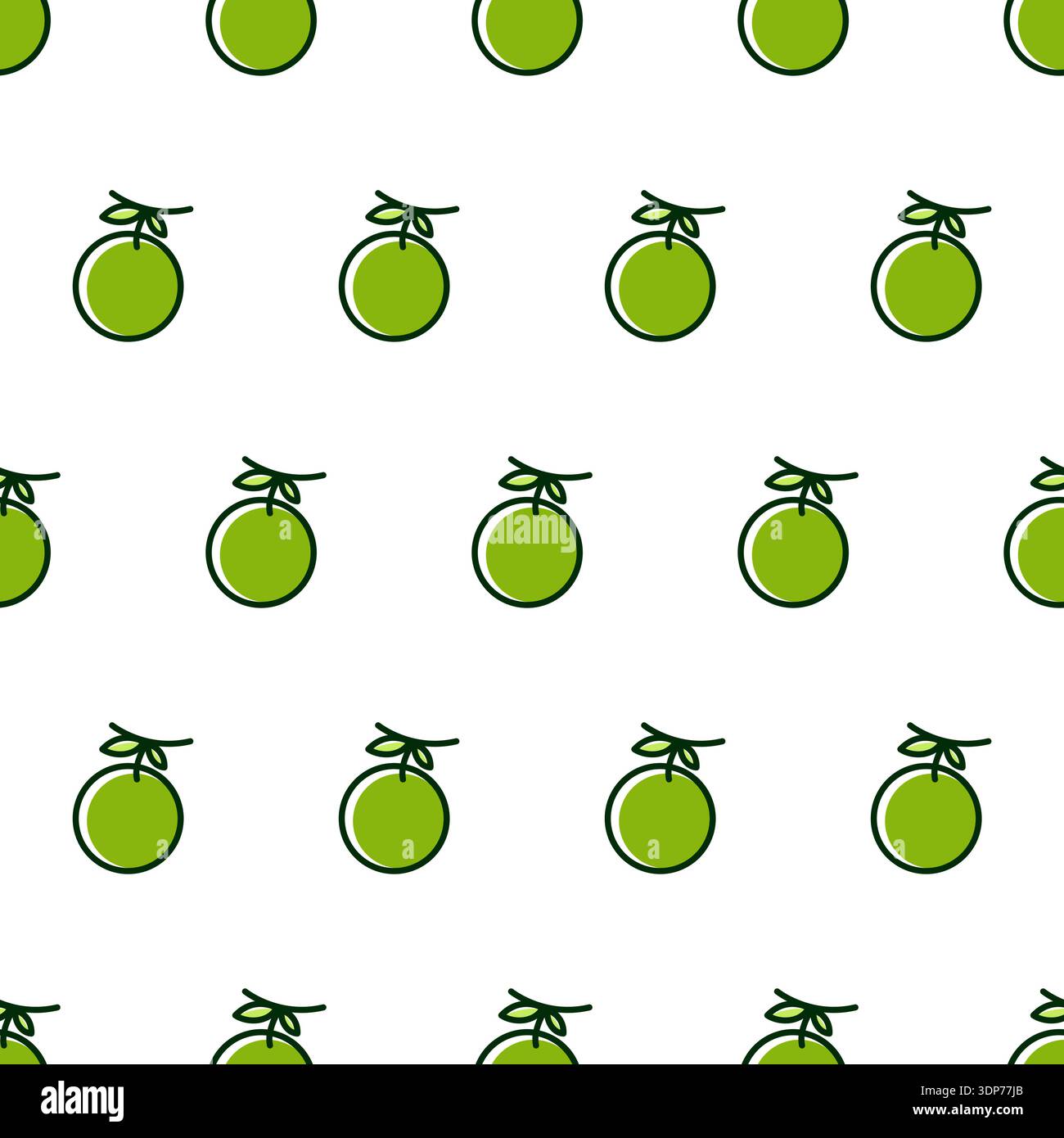 Melone Illustration Hintergrund Design. Nahtloses Melonenmuster Vektor Stock Vektor