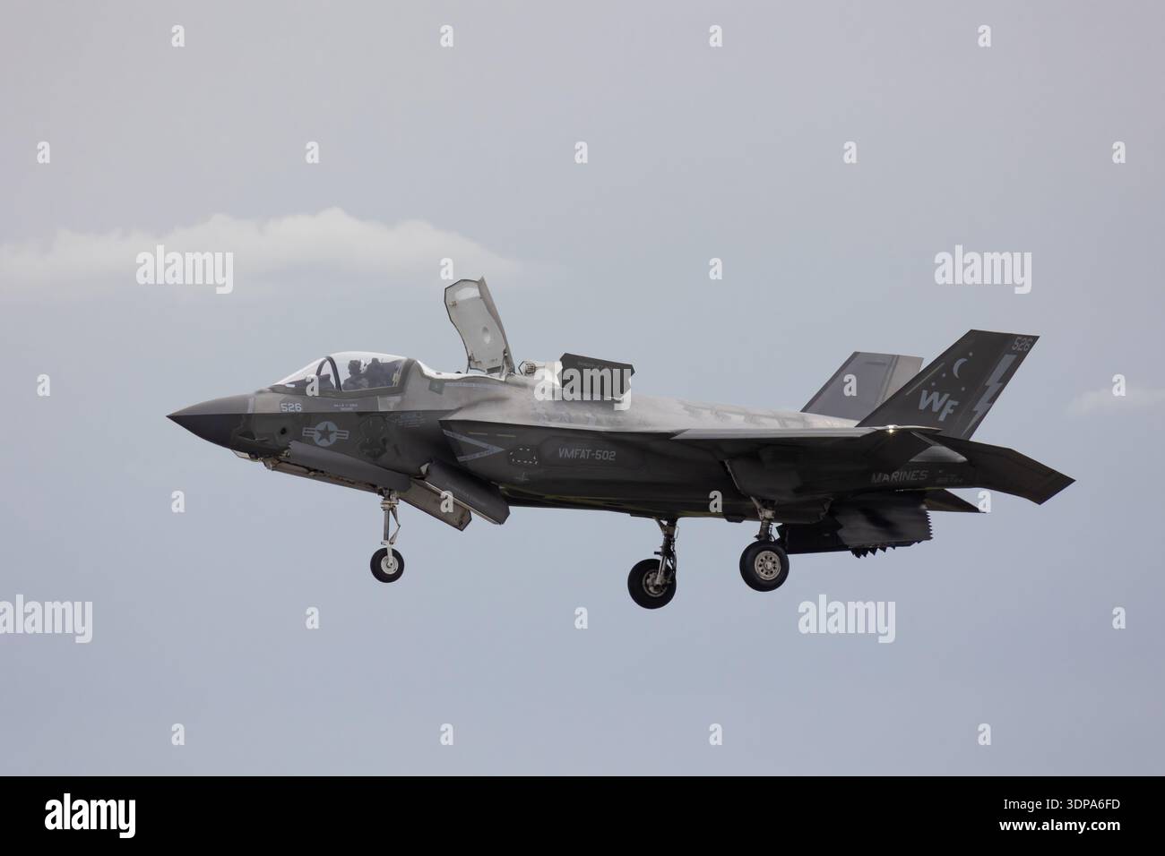 F-35B – Demo zum vertikalen Hover Stockfoto