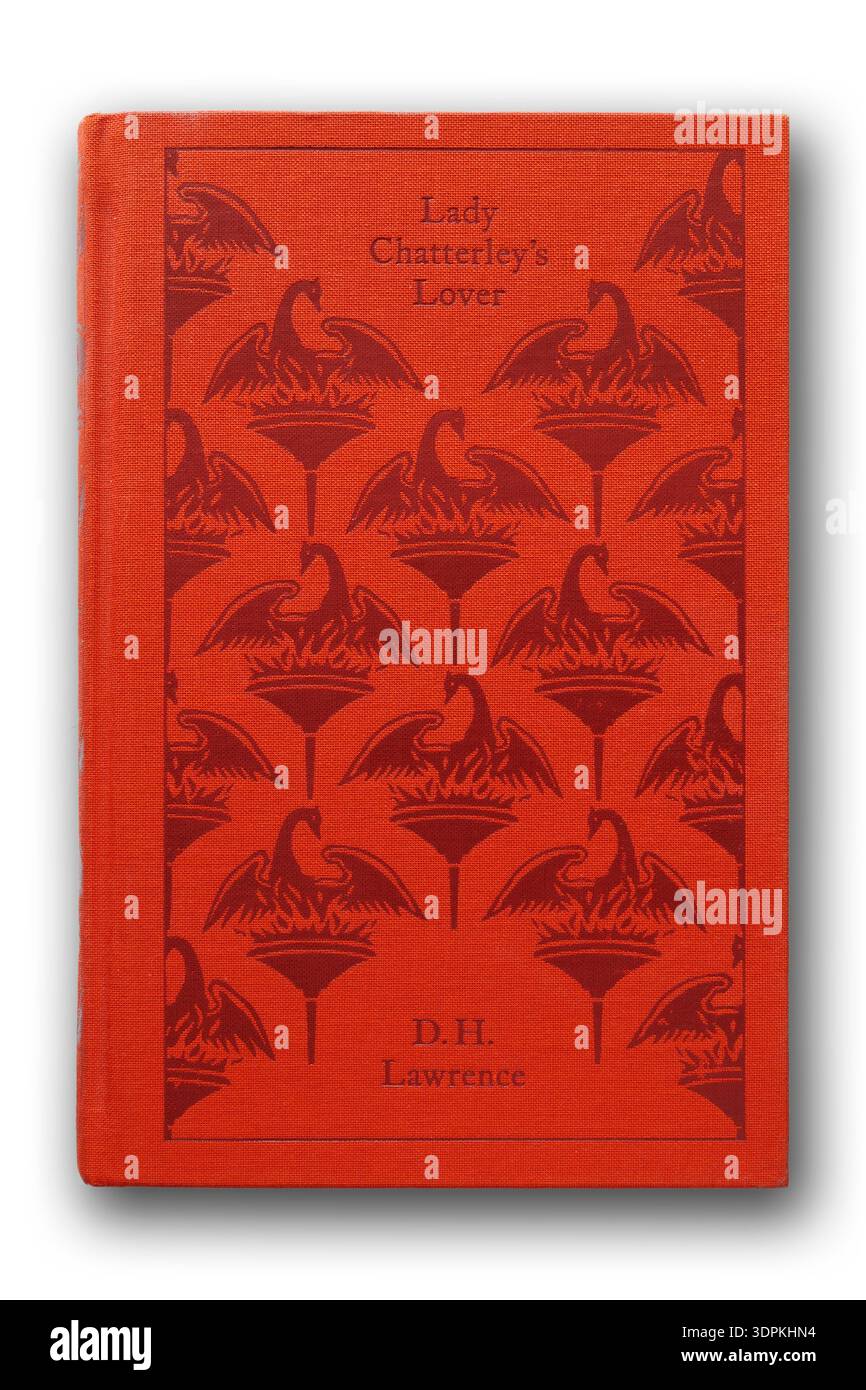 Lady Chatterley's Lover von D.H. Lawrence Vintage-Bucheinband mit phoenix-Motiv Stockfoto