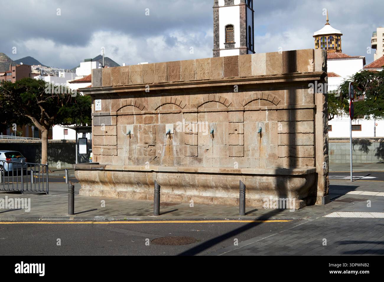fuente de morales Brunnen santa cruz de teneriffa kanarische Inseln spanien Stockfoto