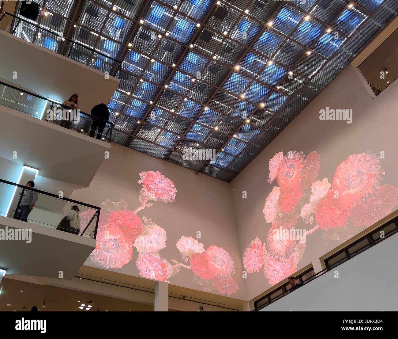 Innenraum des Van Gogh Museums, Amsterdam, Niederlande Stockfoto