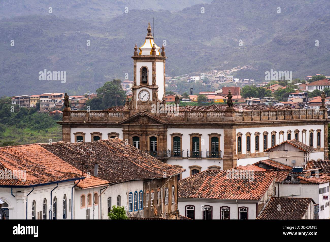Ouro Preto, Brasilien: Außenansicht des Inconfidencia-Museums in der Kolonialzeit von ouro Preto in Minas Gerais, Brasilien Stockfoto