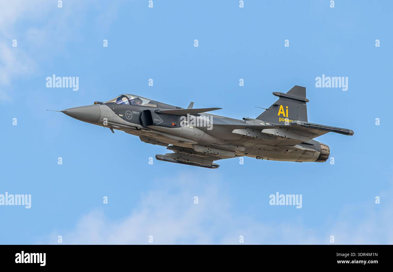 Saab JAS 39E Gripen Stockfoto