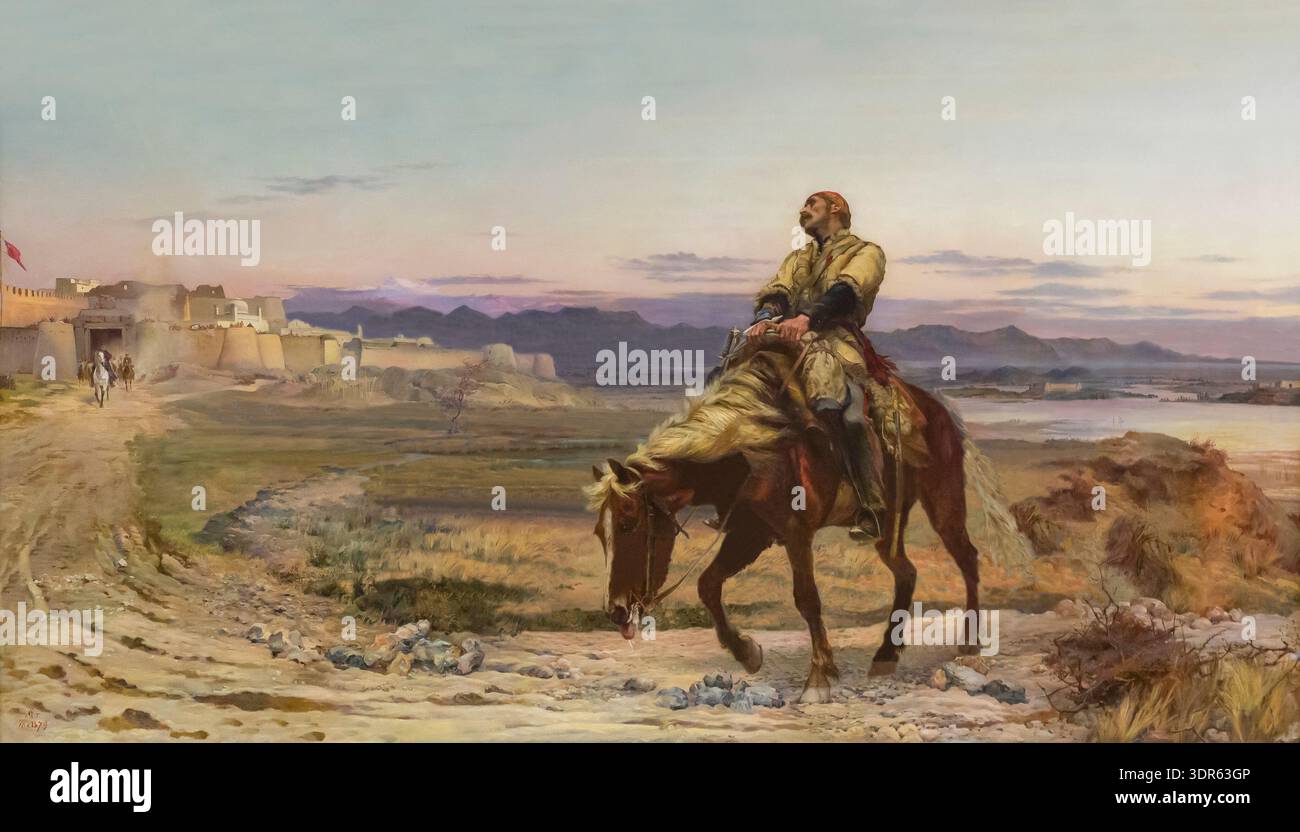 Die Überreste einer Armee, Elizabeth Butler, 1879, Stockfoto