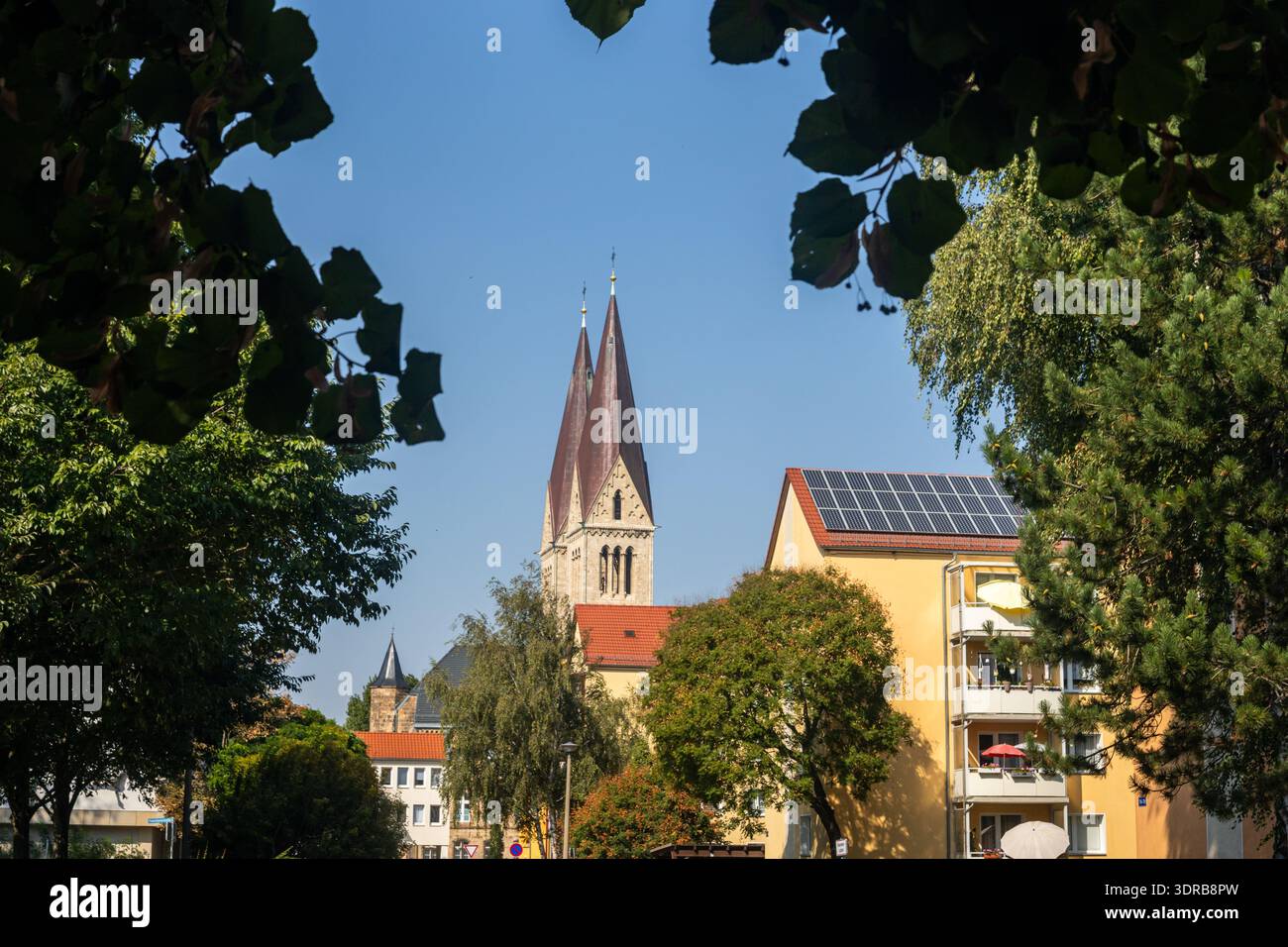 Impressionen aus Halberstadt am Harz Stockfoto