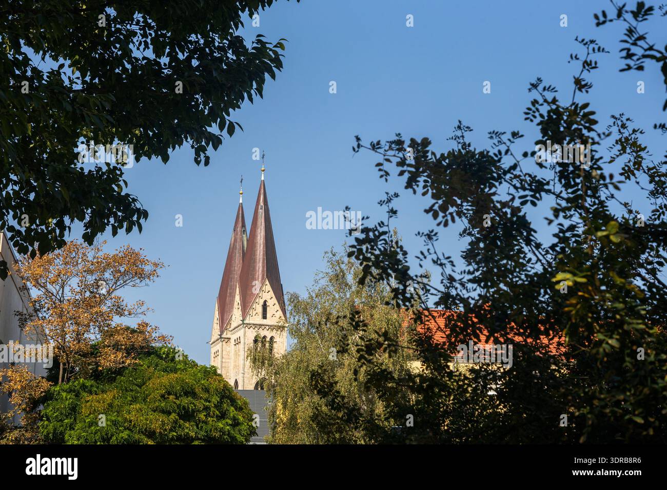 Impressionen aus Halberstadt am Harz Stockfoto