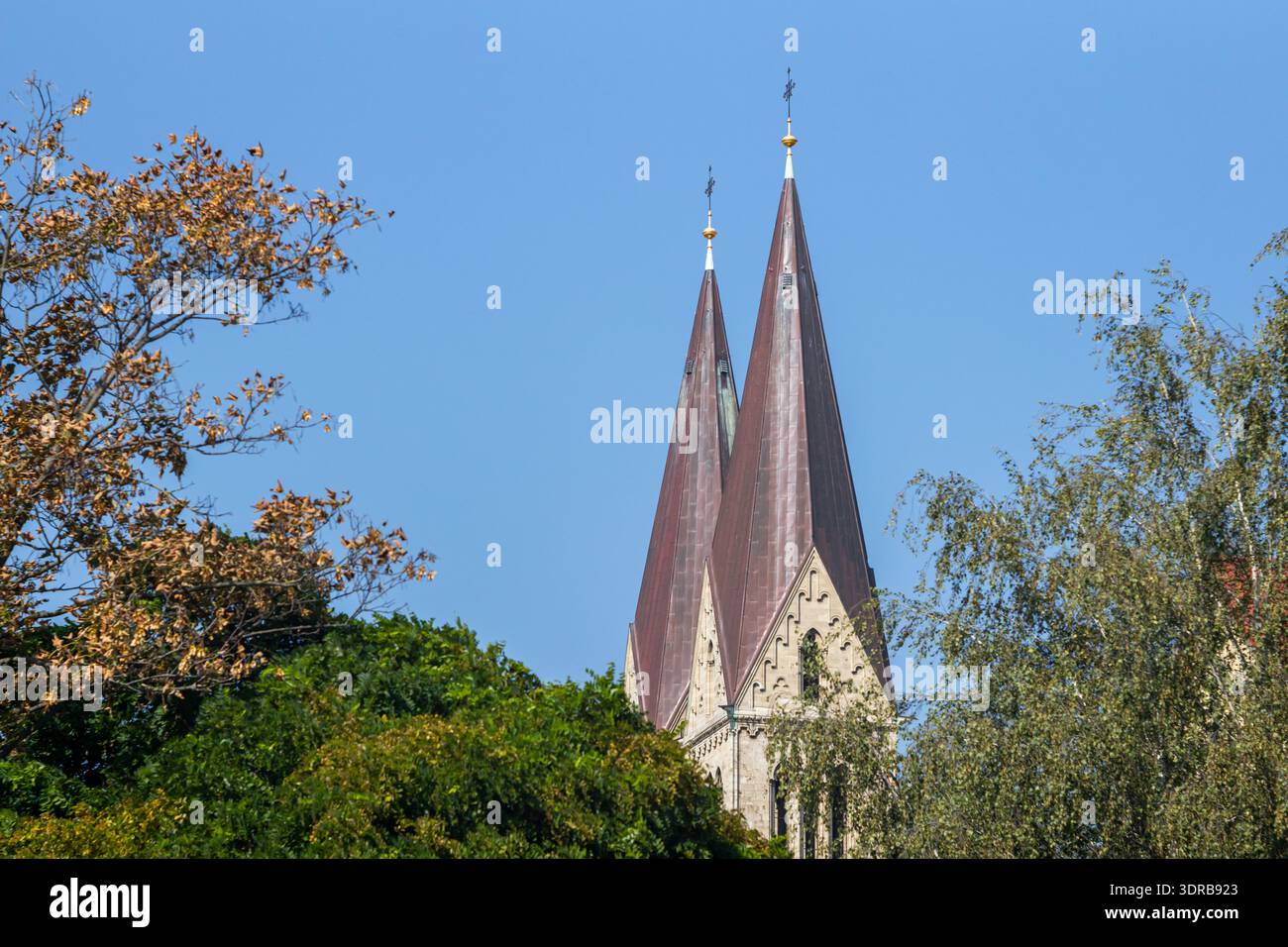 Impressionen aus Halberstadt am Harz Stockfoto