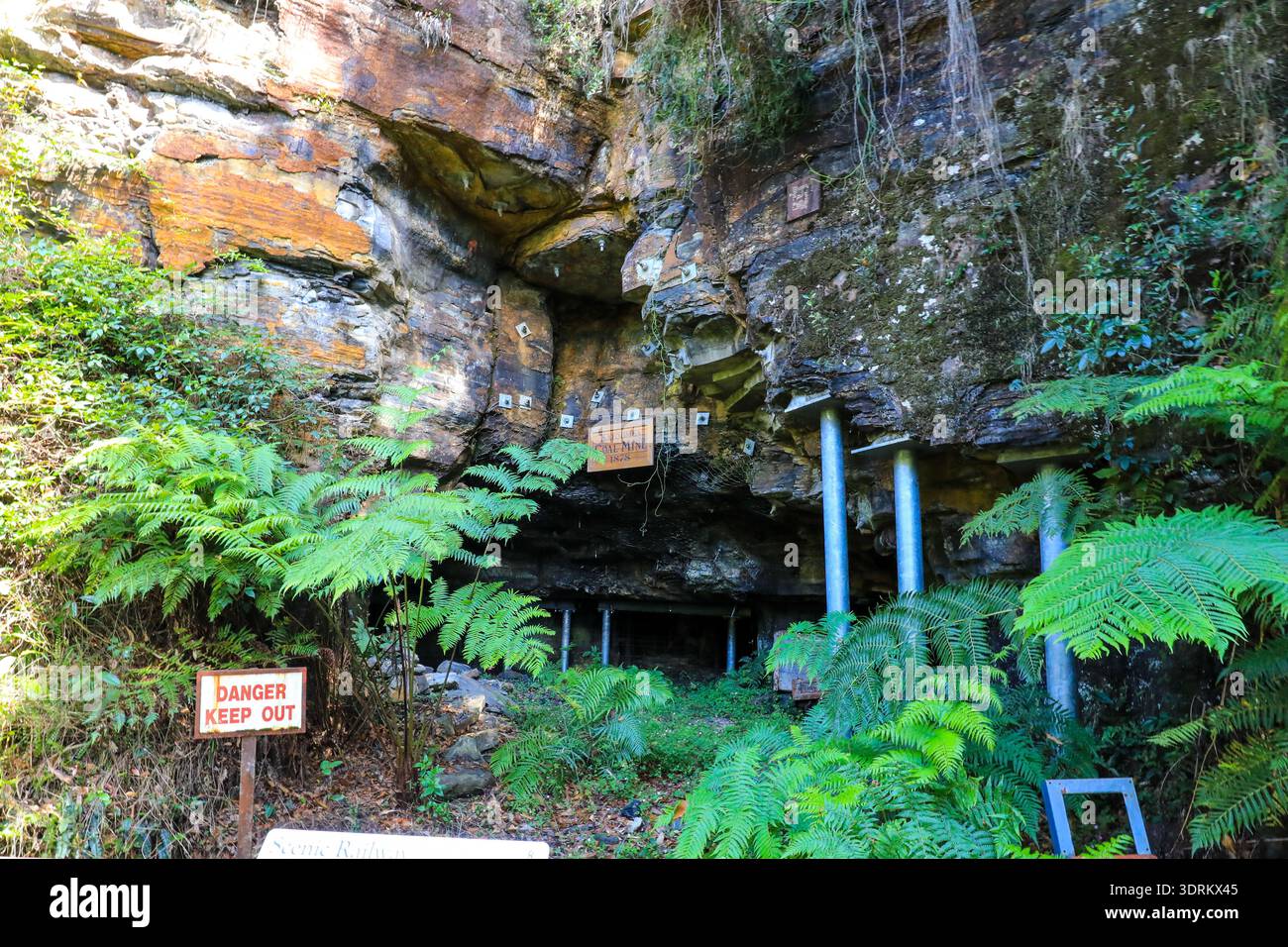 Scenic World in Blue Mountains, New South Wales, Australien. Stockfoto