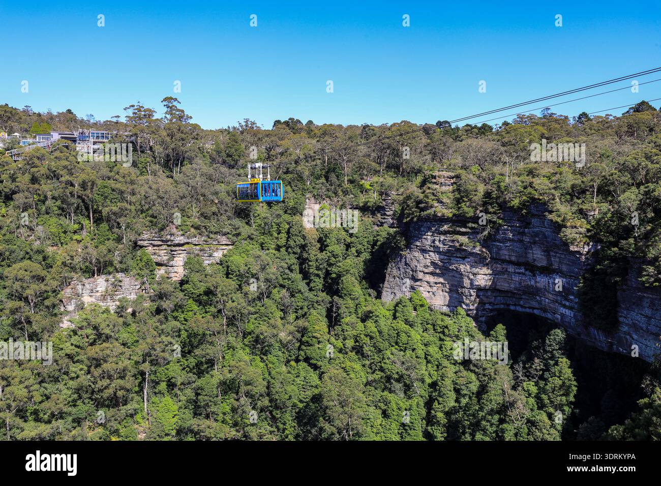 Scenic World in Blue Mountains, New South Wales, Australien. Stockfoto