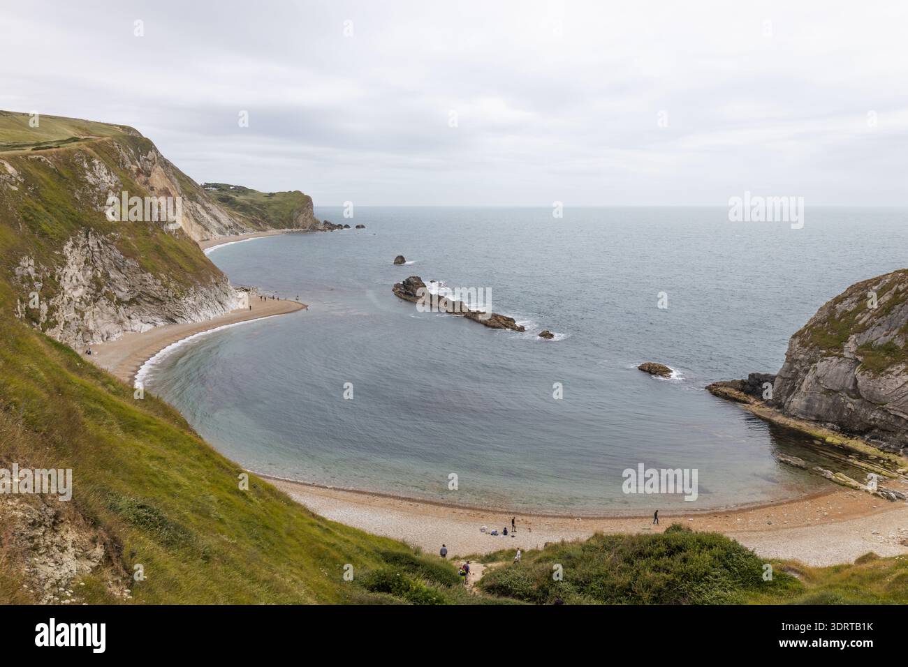 Man O'war Beach und felsige Bucht an der Küste von Dorset Stockfoto