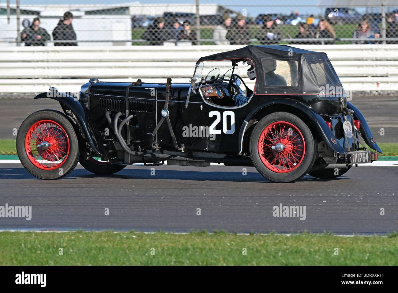 Jon Giles, Frazer Nash TT Replica 2-Sitzer, 2026, sah die 70. Austragung der Pomeroy Trophy, sie startete 1952, sie enthält Autos aller Epochen und t Stockfoto