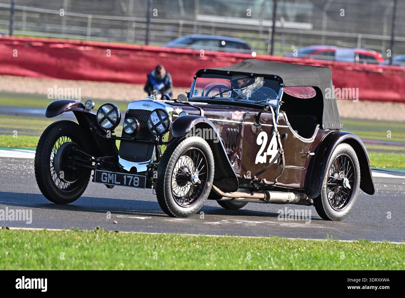 Craig McWilliam, Frazer Nash TT Replica, 2026, sah die 70. Ausgabe der Pomeroy Trophy, sie begann 1952, sie enthält Autos aller Epochen und Typen Stockfoto
