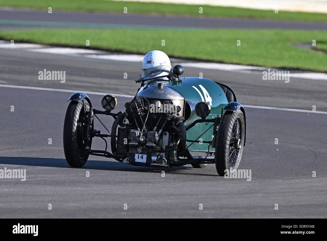 Fergus Cameron, Morgan Super Aero, 2026 fand die 70. Austragung der Pomeroy Trophy statt, sie startete 1952, sie enthält Autos aller Epochen und Typen, es“ Stockfoto