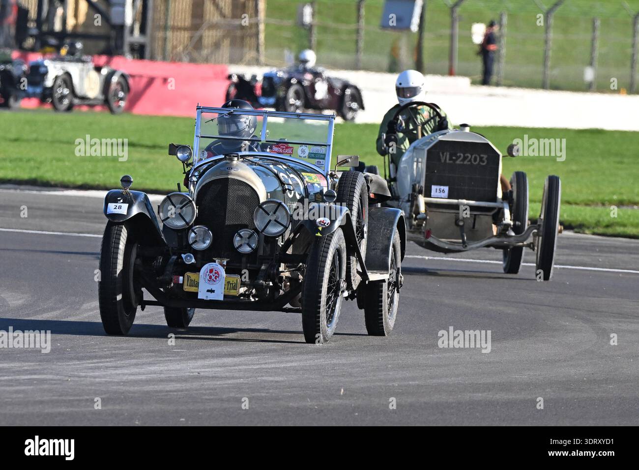 Shaun Harborne, Bentley 3 Liter, 2026 fand die 70. Austragung der Pomeroy Trophy statt, sie startete 1952, sie enthält Autos aller Epochen und Typen, sie ist es Stockfoto