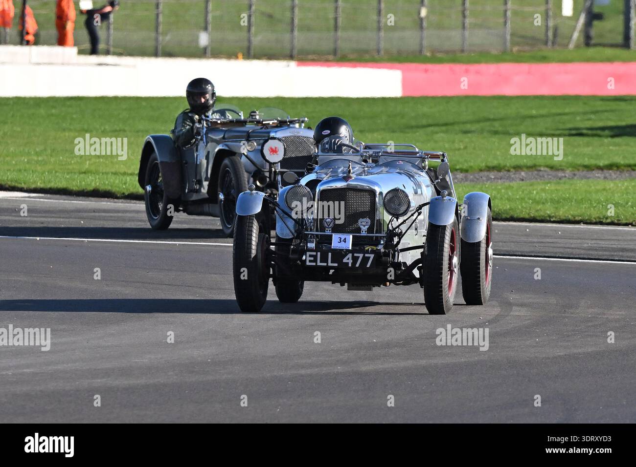 Dr. Ian Fyfe, Alvis 12-70, 2026, sah die 70. Austragung der Pomeroy Trophy, sie begann 1952, sie enthält Autos aller Epochen und Typen, es ist der Vin Stockfoto